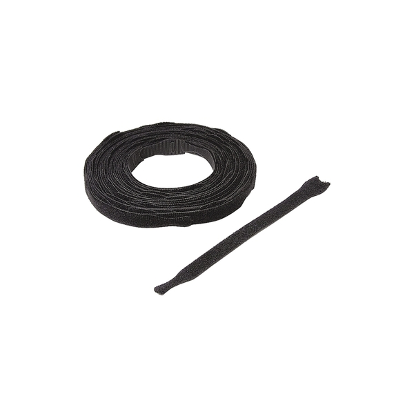 Velcro Brand Hook and Loop OneWrap Strap, 19mm X 200mm 900 StrapsRoll, Black, 200 Yd Roll 277408